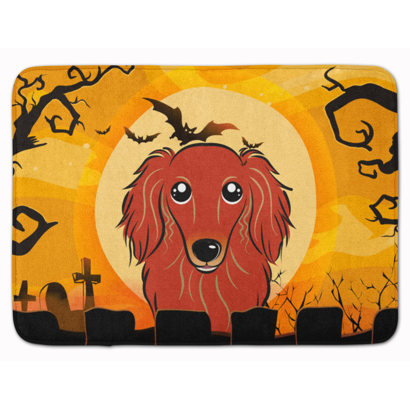 Tapis de cuisine Dimaio Halloween Longhair, Rouge