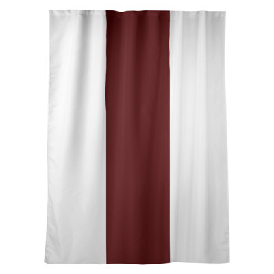 Panneau de rideau simple occultant avec passe-tringle fenêtre à rayures Mississippi Rebellion