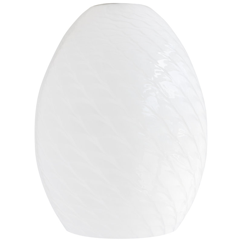 FireBird - Brandy Pendant Glass Shade, White Firebird