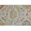 Karina Hand Knotted Wool Floral Area Rug in Orange/Yellow/Ivory-744129892