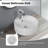 Ceramic Round Bathroom Sink In White - Versatile Decoration Countertop Basin Modern Aesthetics