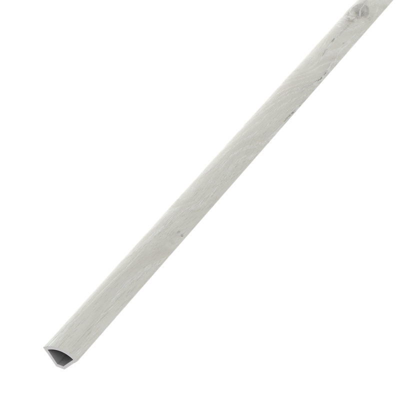 Vinyl 1'' W x 94.5'' L Quarter Round, White