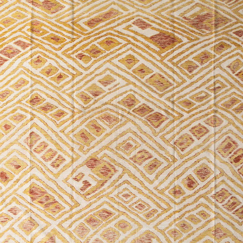 Tapis abstrait moderne 4423, Carré 7 pi
