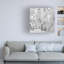 Art mural sur toile tendue - «Winter Wonderland White» Incredi pour décor de salon, de chambre à coucher ou de bureau - 18 x 18-30363261