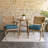 2 Piece Tufted Outdoor Sumbrella Seat Cushion-1407262470-1407262478