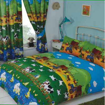 FARMYARD FRIENDS Devore Duvet Cover Set