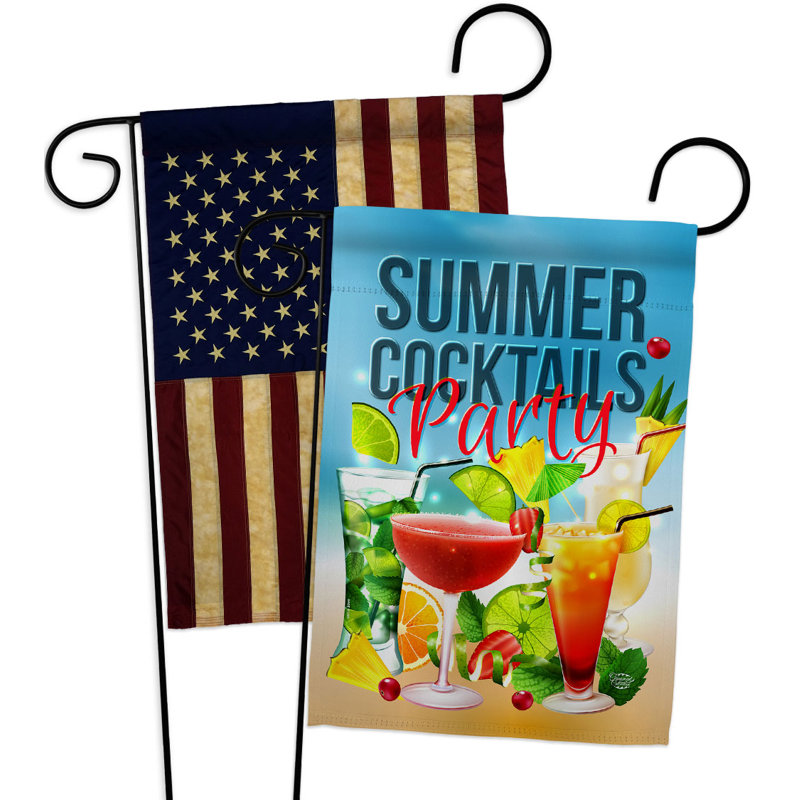 Double Sided 18.5'' H x 13'' W Polyester Garden Flag