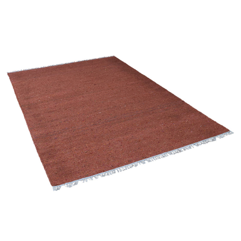 Tapis intérieur en coton et polyester tissé à la main, Rectangulaire 3 pi x 5 pi