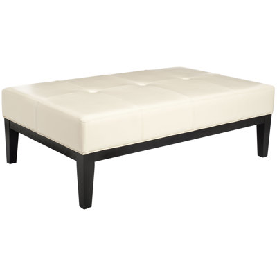 Kamyrah Faux Leather Ottoman