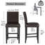 Tabouret de comptoir 25 po Sauhal-1148007305