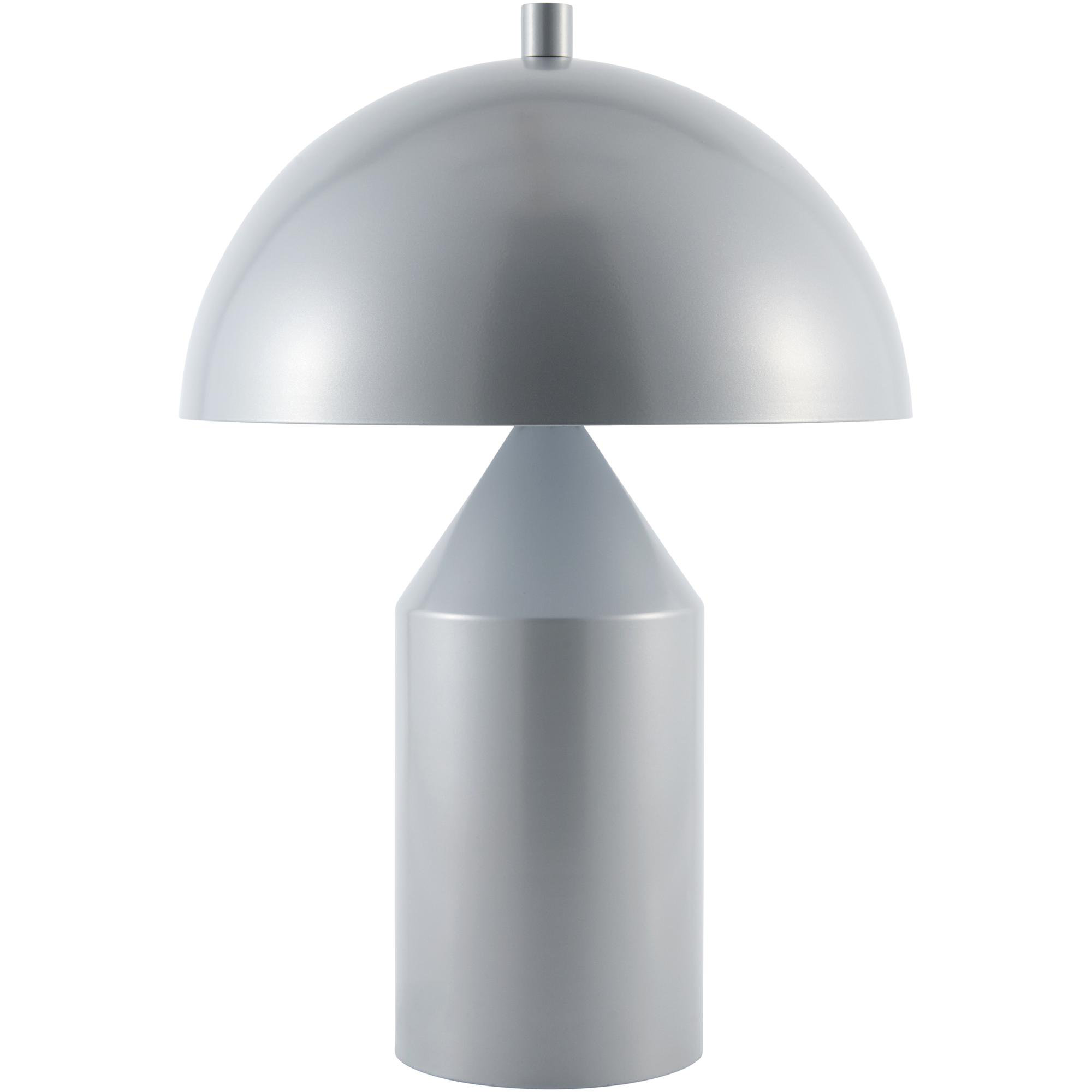 Jemma Metal Table Lamp, Silver