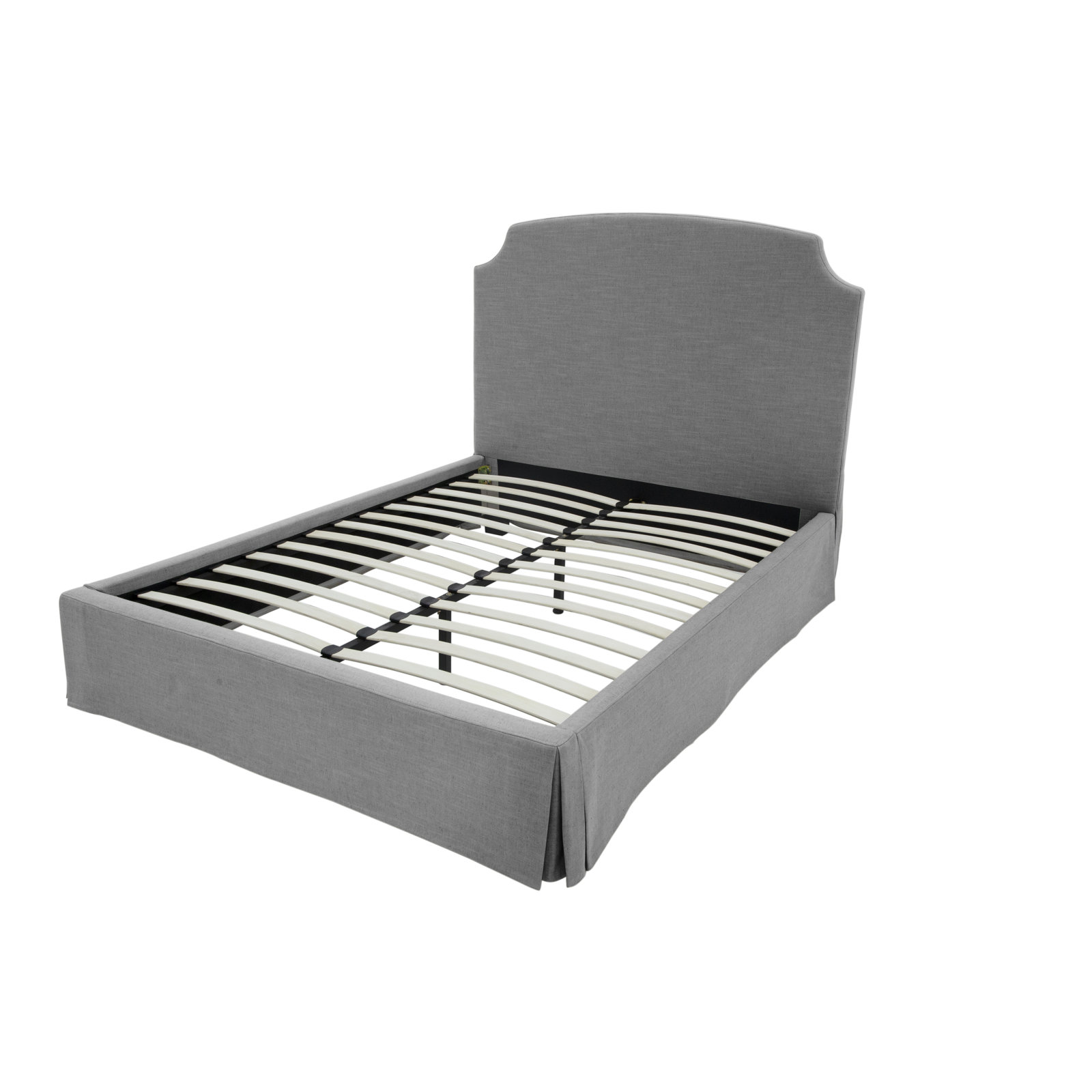 Dowling Platform Bed, King, Gray