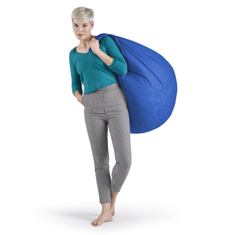 Breeze Microfiber Bean Bag Shell, Royal Blue Polyester