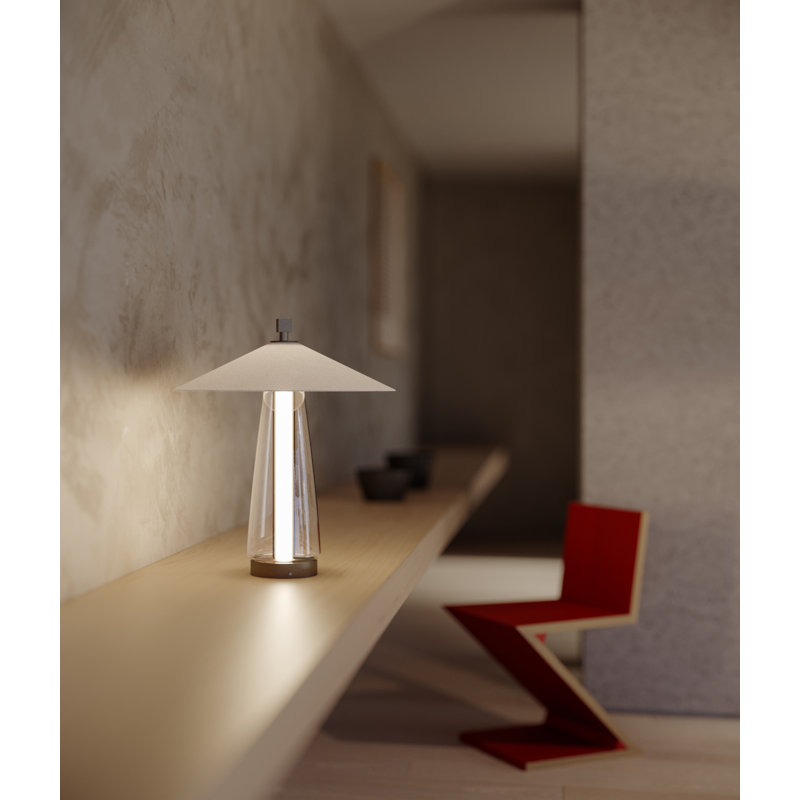 Asia Table Lamp, Brushed Bronze