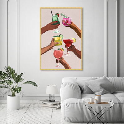 Rappelez-vous ceci - peinture encadrée sur papier