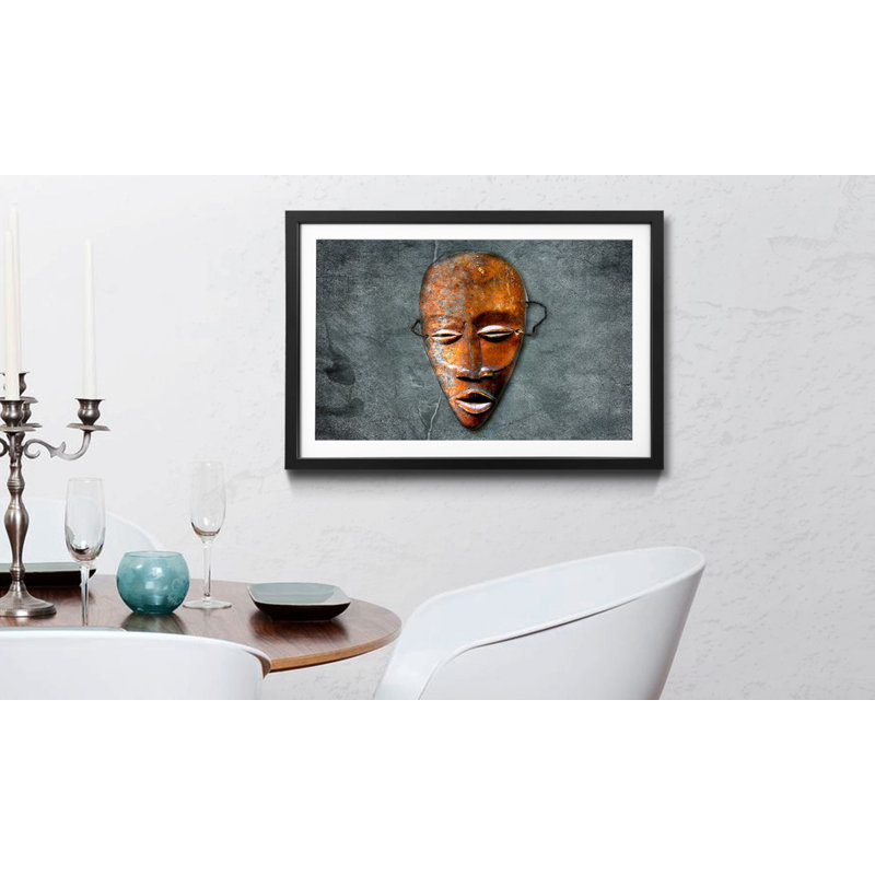 The Face - Single Picture Frame Print, 60cm H x 80cm W
