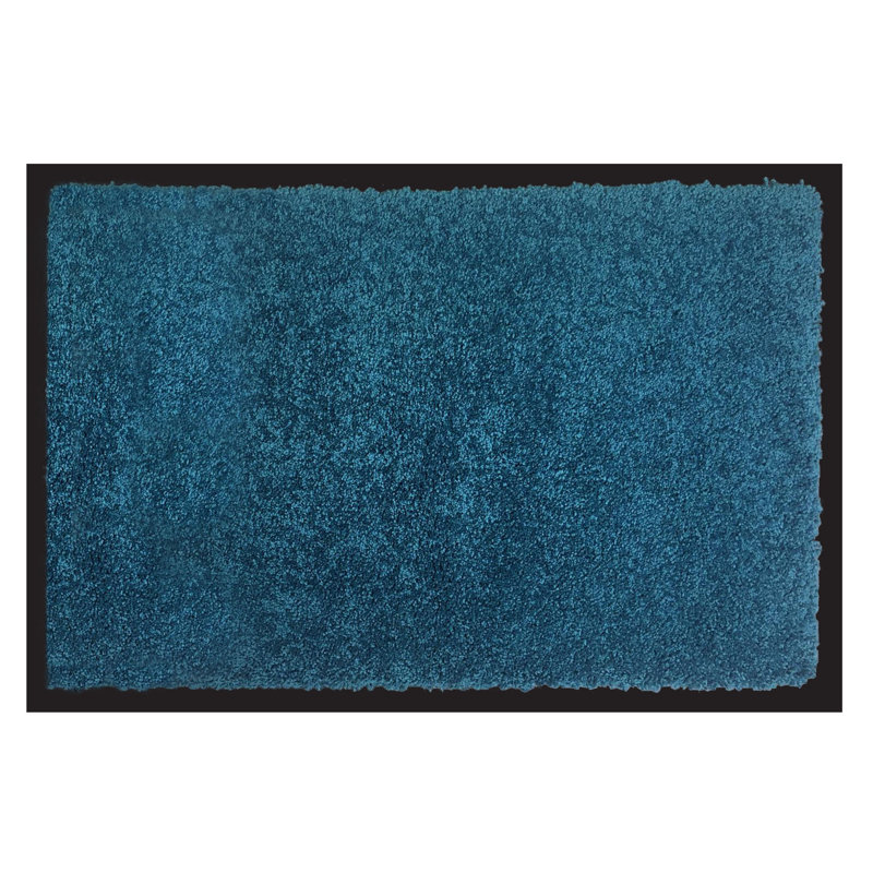 Denine Non-Slip Indoor Doormat, 50cm W x 80cm L, Blue