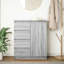 Sideboard With Drawers 71X35x84 Cm Engineered Wood-706543526