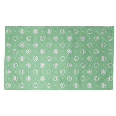 Vert Tapis décoratif phases de lune