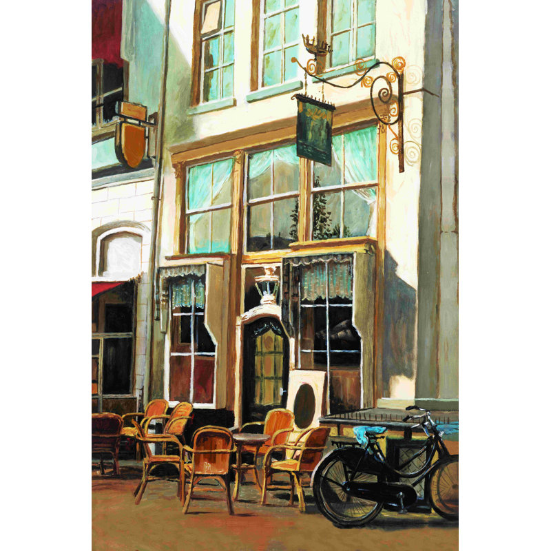 Sunny Paris Cafe, H 18 po x l 12 po