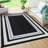 Bordered Design Outdoor Mats Plastic Straw Rug Outdoor Leisure Waterproof Carpet Garden Terrace Balcony Picnic Mat-1901024522-1884189900