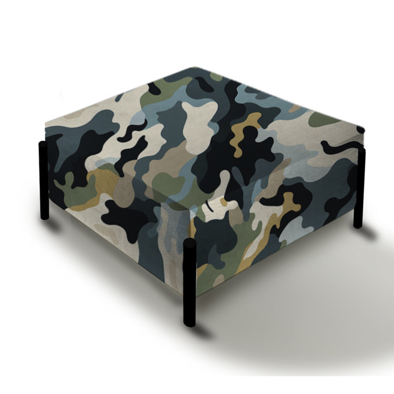 City Camo Concealment - Grand repose-pieds carré camouflage