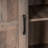 Rustic Farmhouse Storage Cabinet Bookcase with Sliding Barn Door and Adjustable Shelves-1468222568