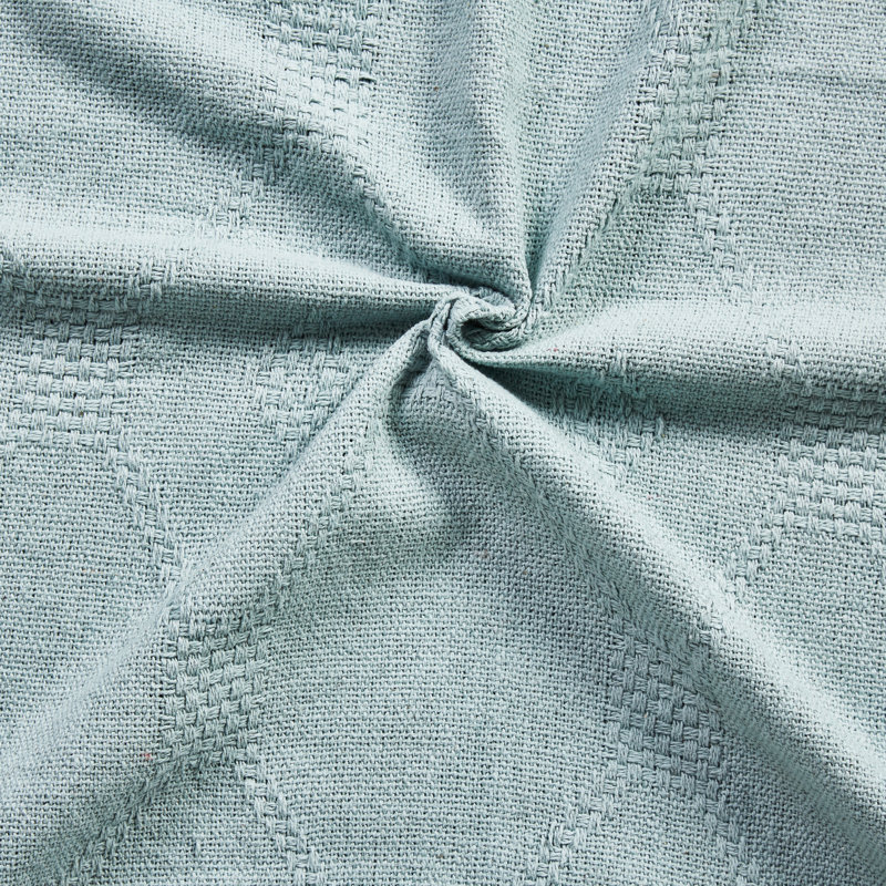 Jeté 100% coton Chester, Eucalyptus