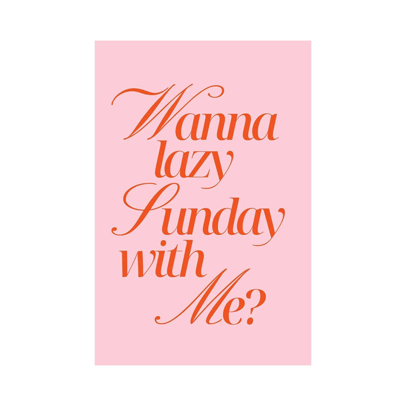 Lazy Sunday Rose Orange by Ohkimiko - Gallery-Wrapped Canvas Giclée on Canvas, 66.04 cm H x  45.72 cm W  x  3.175 cm D