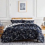 Vilano Choice Botanical Leaves Microfiber Reversible Duvet Cover Set