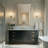 Contemporary Concave Scalloped Irregular Bathroom Vanity Mirror | Stainless Steel Frame-1125657032-1129878928