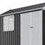 10 x 8FT Outdoor Metal Apex Roof Garden Storage Shed