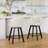 26" Swivel Upholstered Counter Stool With Backrest -1573379839