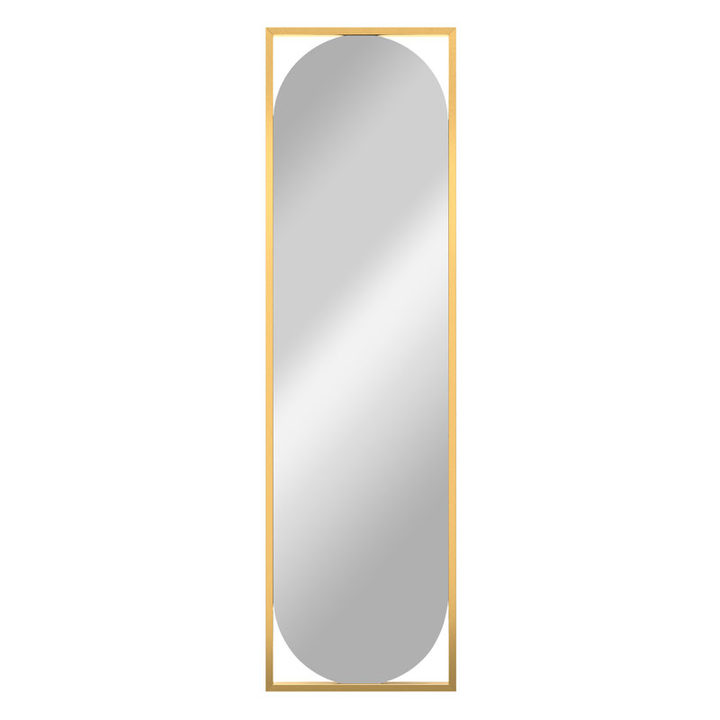 Kira-Rose Engineered Wood Flat Wall Mirror, Gold