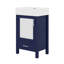 Meuble-lavabo de 20 pouces avec lavabo en céramique et beaucoup de rangement-117553359