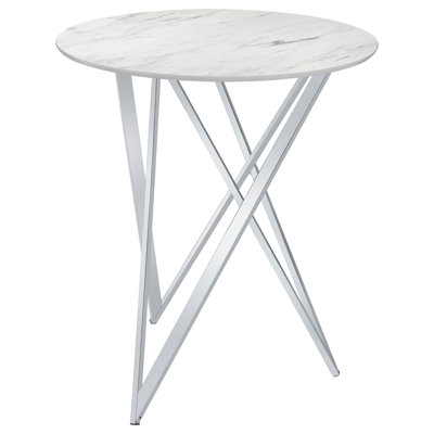 Ceilean Round Marble Top Dining Table