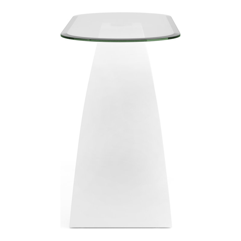 Ensemble de tables basses configurables 3 pièces Manraj, Blanc