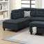 Canapé modulaire en lin-831384338