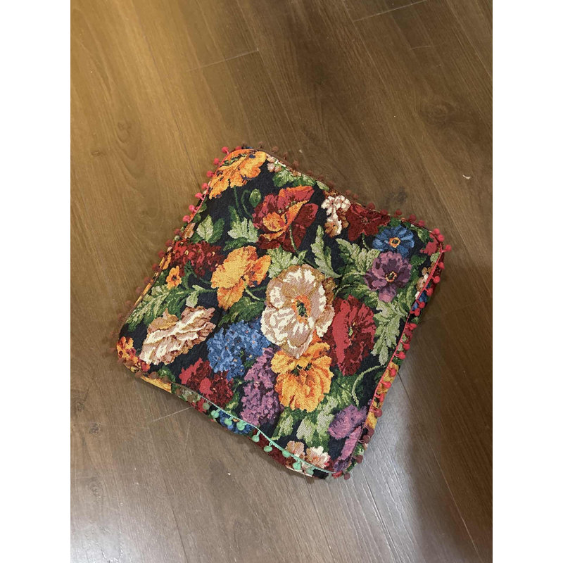 Square Tatami Seat Cushion, Green