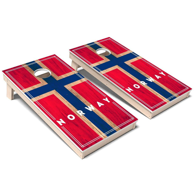 Ensemble de planches de cornhole en composite toutes saisons International Flag 2.0, Ajouter un étui et des lumières