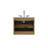 Modern Bathroom Sink Vanity Natural Oak - 24", Ceramic Basin, Silent Drawer Scarce 24" In Sink, Spacious Storage Area, Mechanism-1416558819-1416558818
