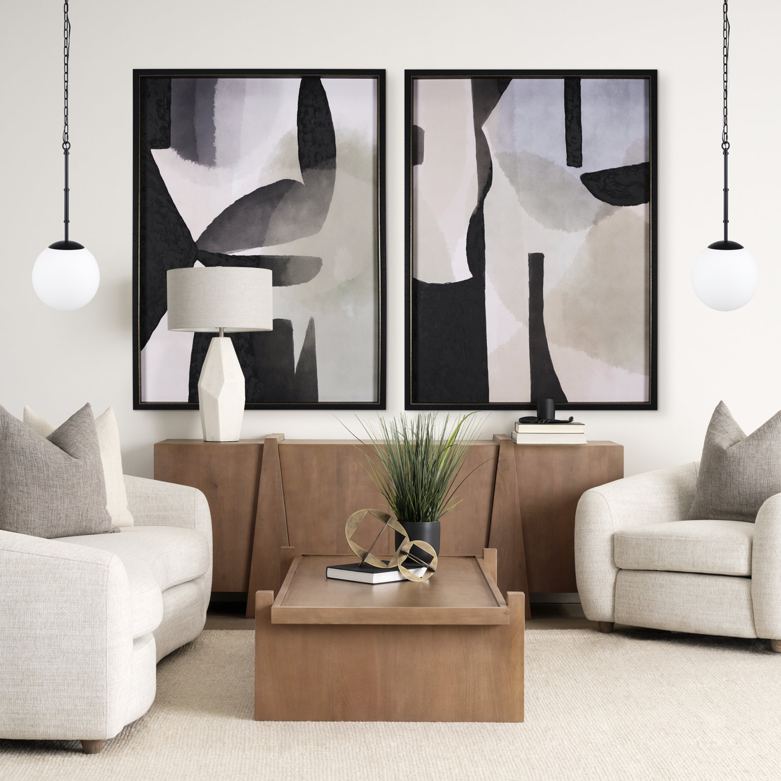 Single Light Glass Dimmable Pendant, Matte Black