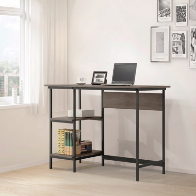 Bureau gris patiné