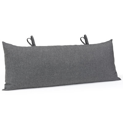 Hammock Pillow With Ties, 40.1"×14.6", One Count (pack Of 1)，dark Grey