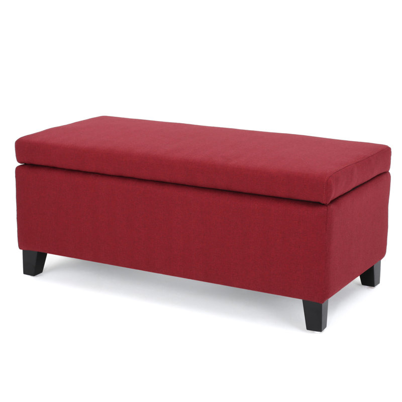 STORAGE OTTOMAN, Red