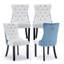 Chaises de salle à manger, chaise de salle à manger rembourrée haut de gamme avec anneau clouté-531111163-507943793-511006614