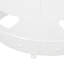 Table d'appoint en fer blanc sans assemblage, design moderne avec motif floral et assemblage-2147035533