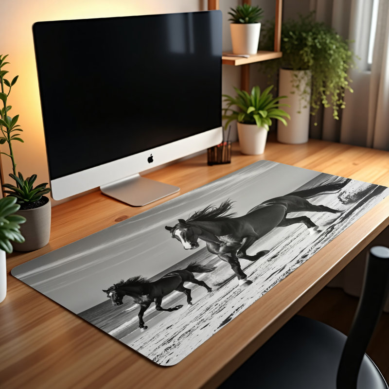 Polyester Desk Pad, 14.4x12.1