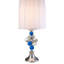 Lampe de table avec finition argentée