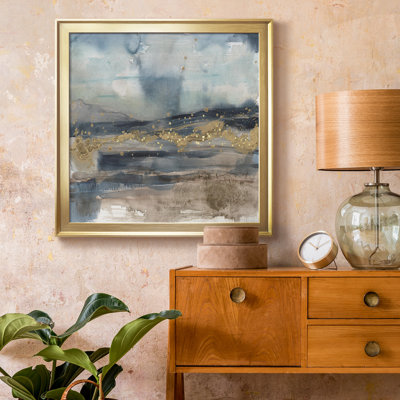 " Golden Light On The Horizon I " Painting Print